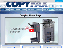 Tablet Screenshot of copyfax-inc.com